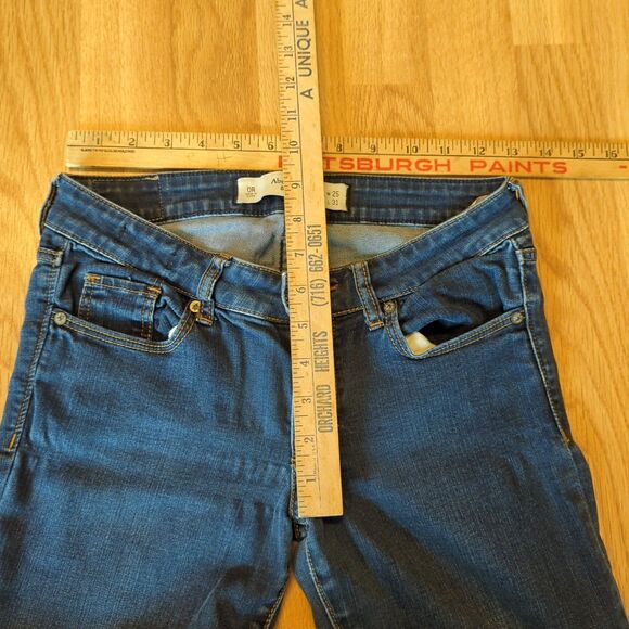 Abercrombie & Fitch Jeans Womens 25/31 Super Skinny Blue Low Rise Stretch Dark - Picture 3 of 7